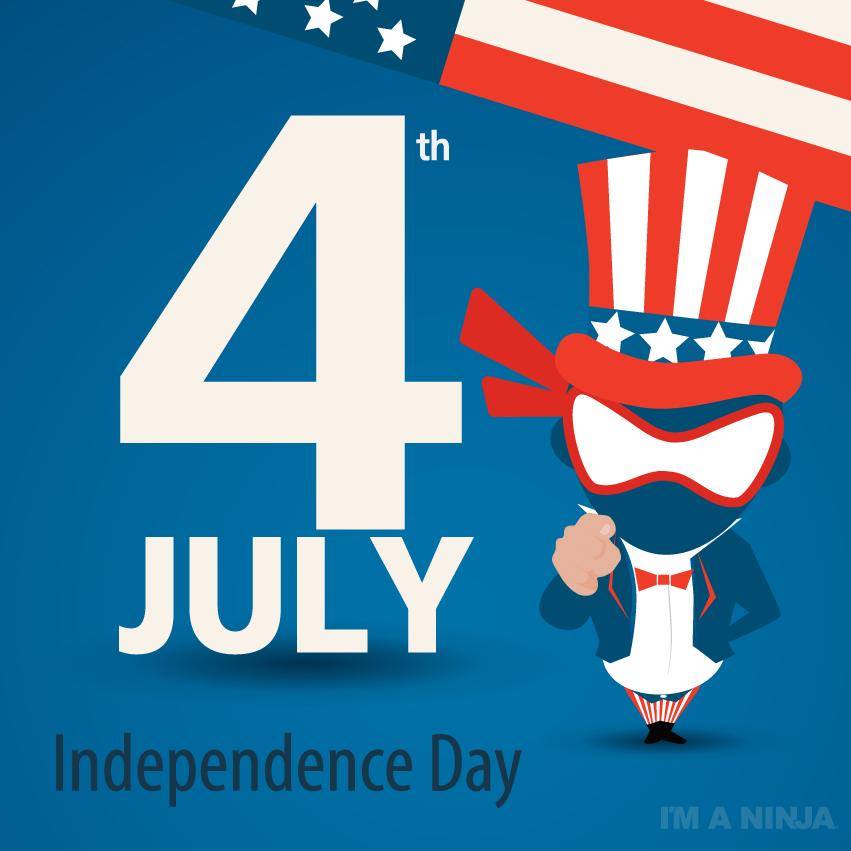 Happy Independence Day x I'M A NINJA