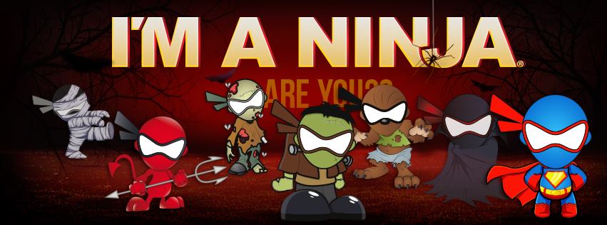 I'm a Ninja Halloween Facebook Cover