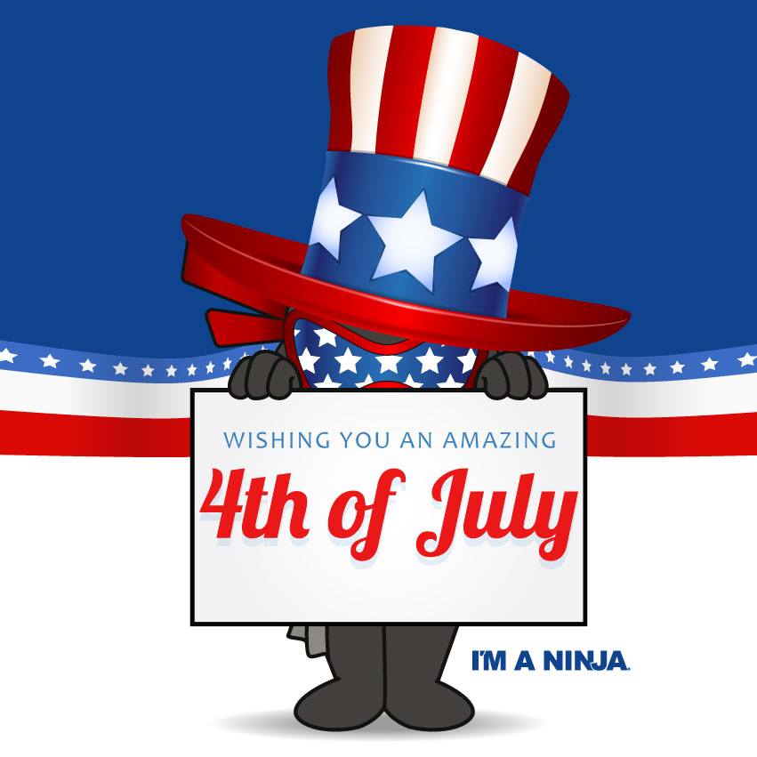 Happy 4th of July! x I'M A NINJA