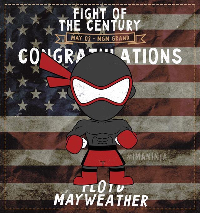 Congrats To Floyd Mayweather x I'M A NINJA