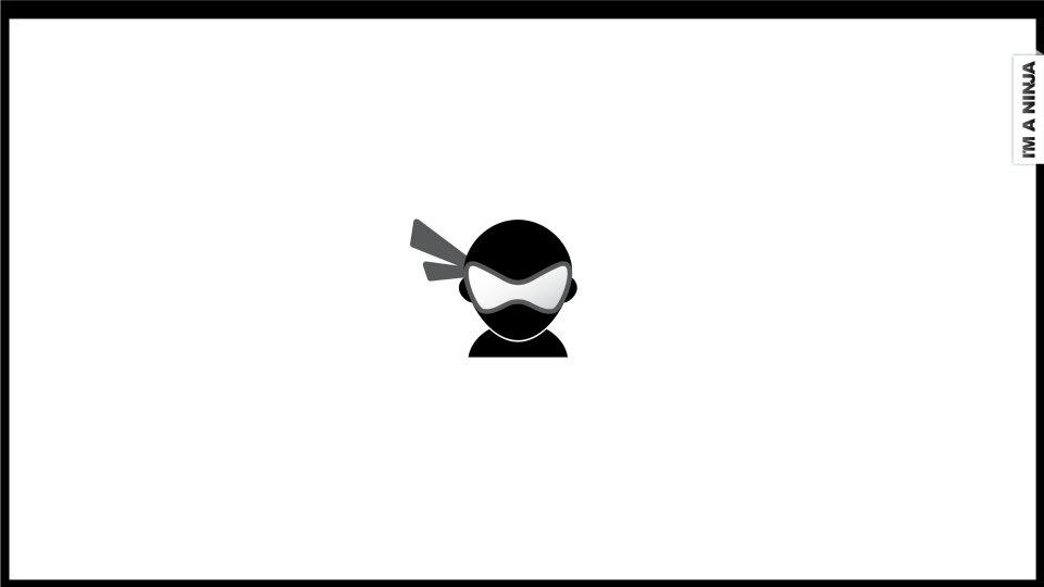 I'M A NINJA wallpaper Retina
