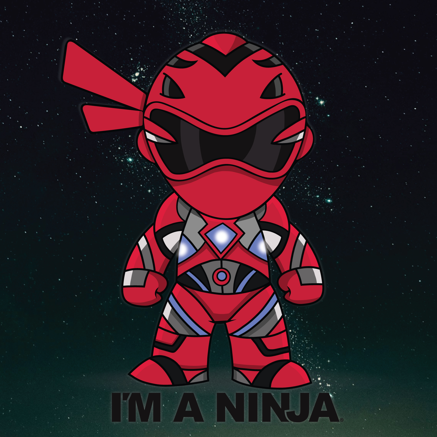 Red Ranger x I'M A NINJA