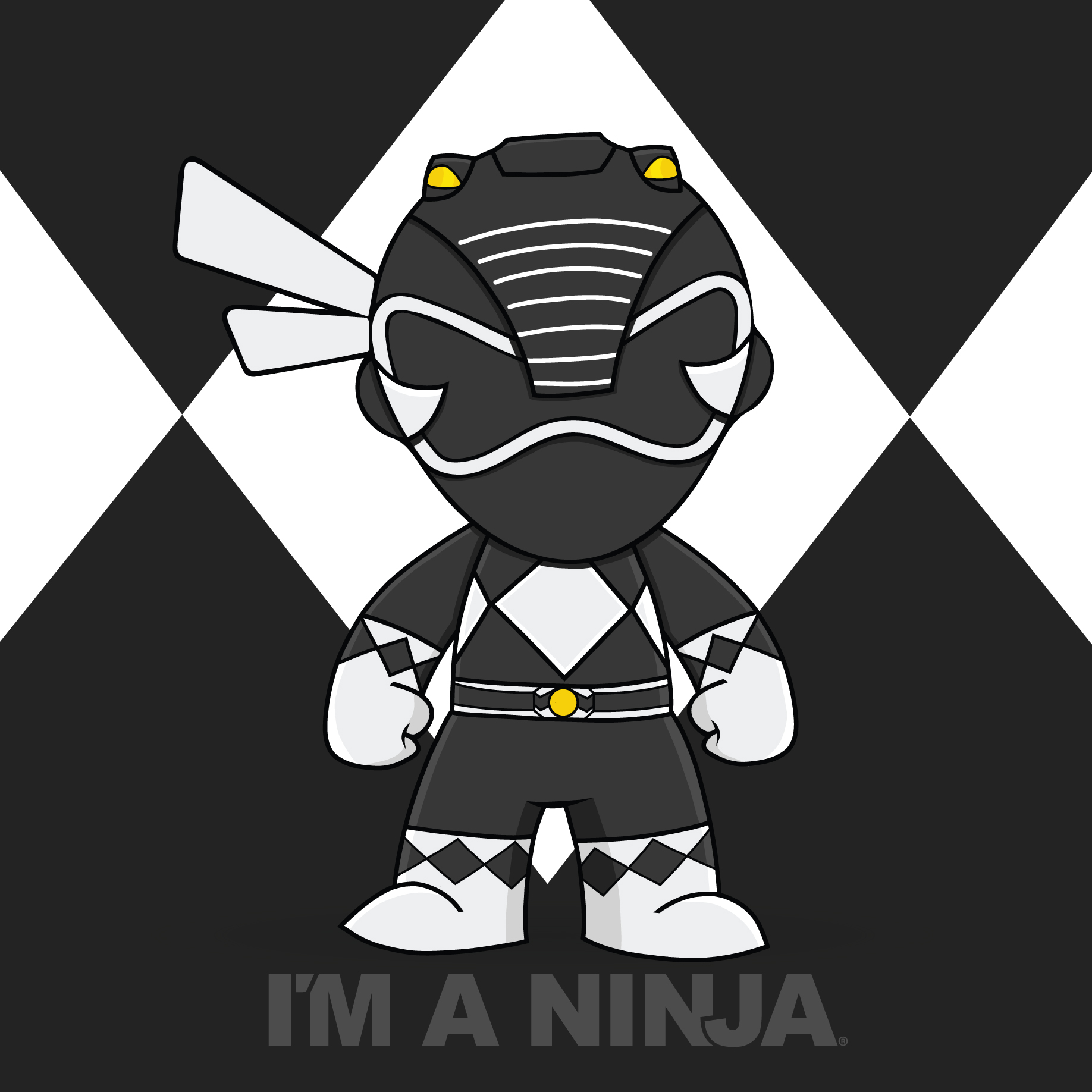 Black Ranger x I'M A NINJA