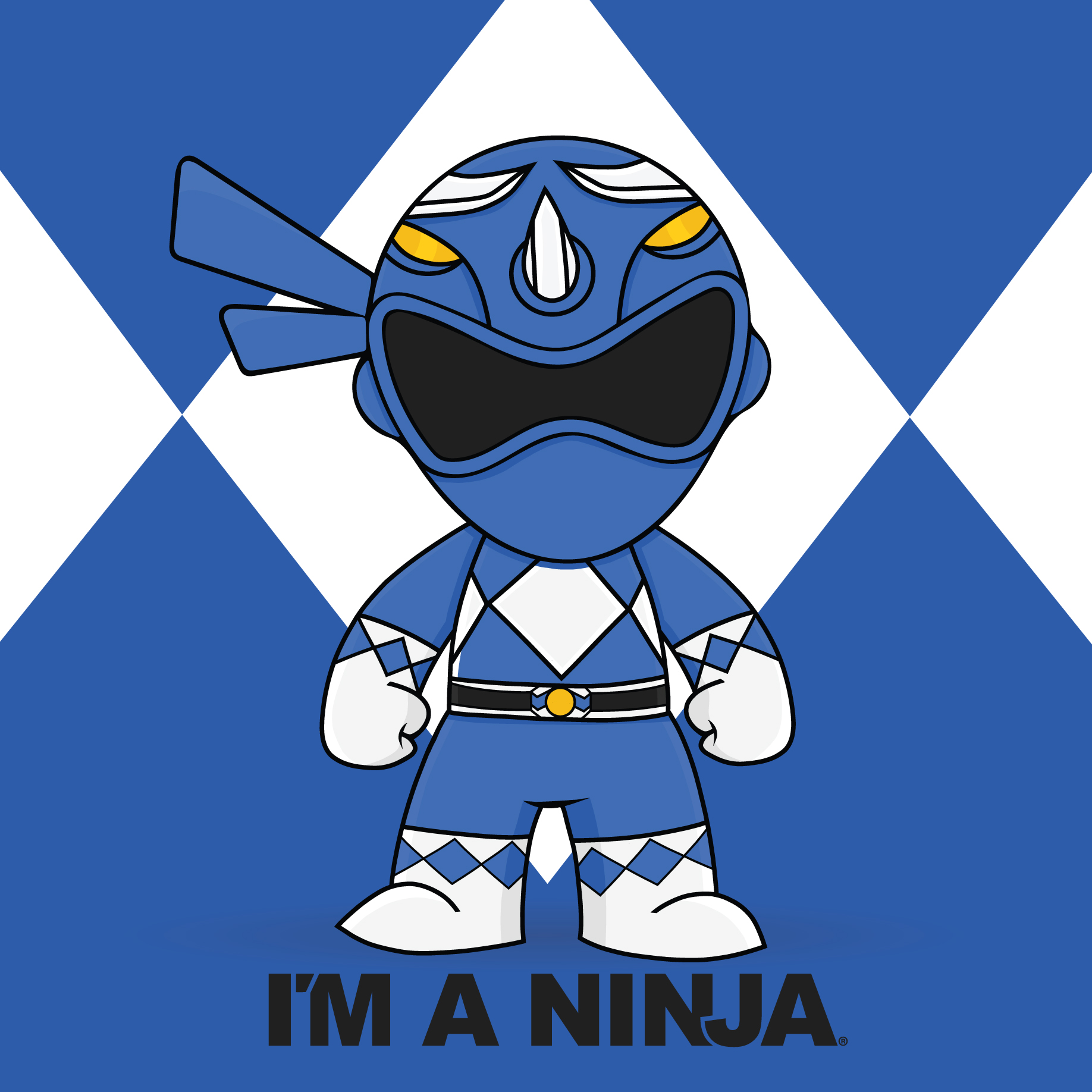Blue Ranger x I'M A NINJA