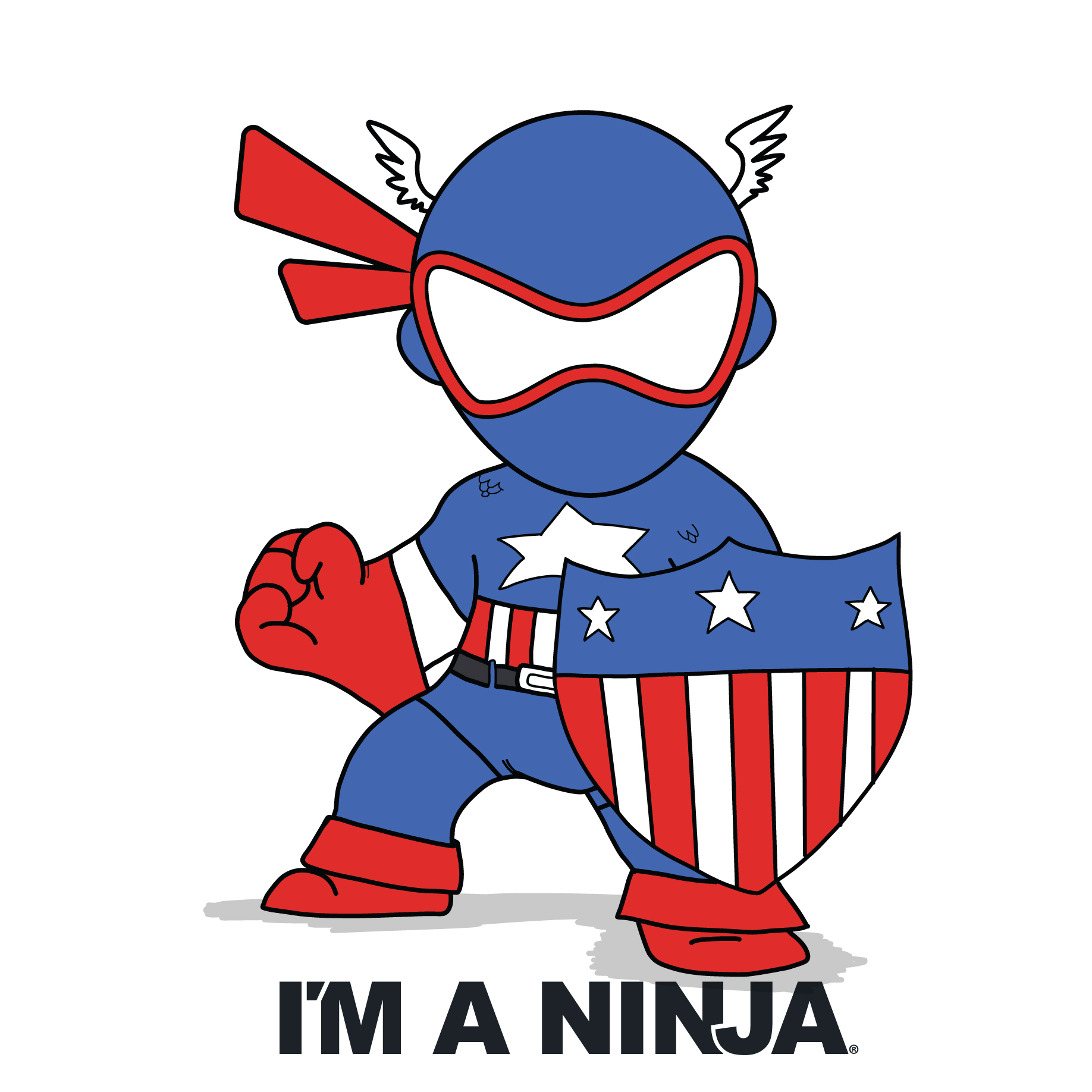 Captain America x I'M A NINJA