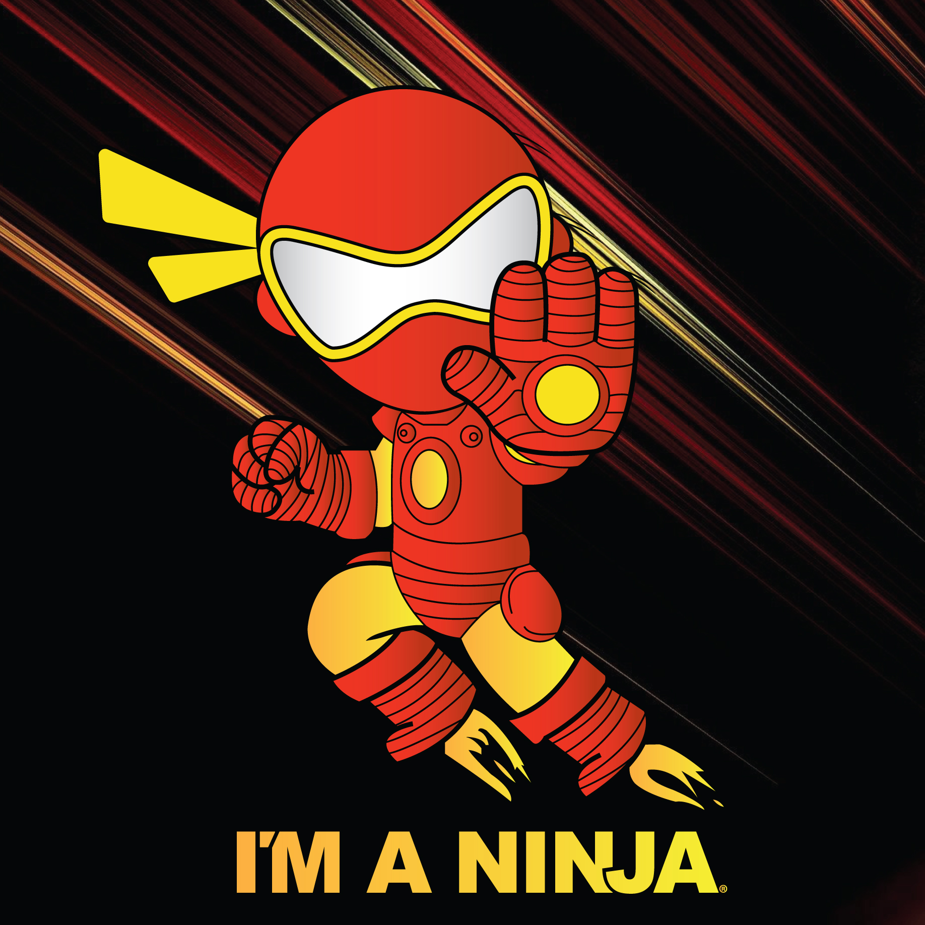 Iron Man x I'M A NINJA