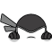 I'M A NINJA Logo - Peeking Ninja Head
